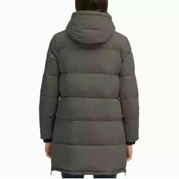 DKNY Jeans Ladies' Parka, Gray - Picture 3 of 8